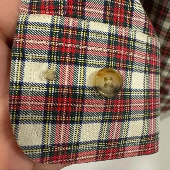 Brooks Brothers The Original Polo Shirt Plaid Regular Fit Non Iron L - Picture 6 of 9